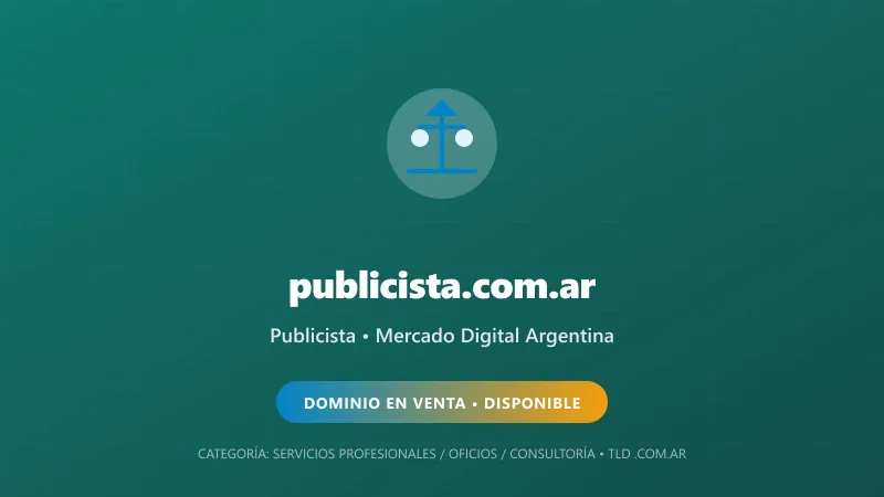 Identidad gráfica y activo digital para Publicista en Argentina